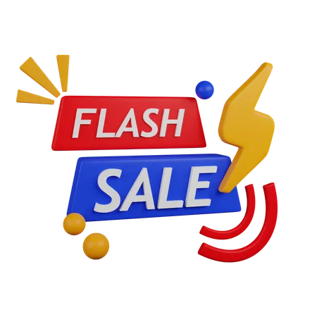 Flash Sale  3D Icon