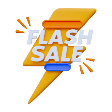 Flash Sale  3D Icon