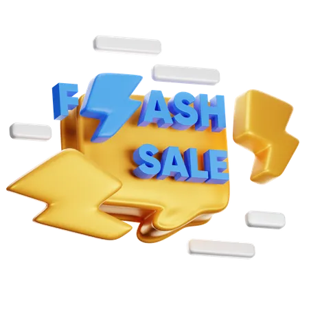 Flash Sale  3D Icon