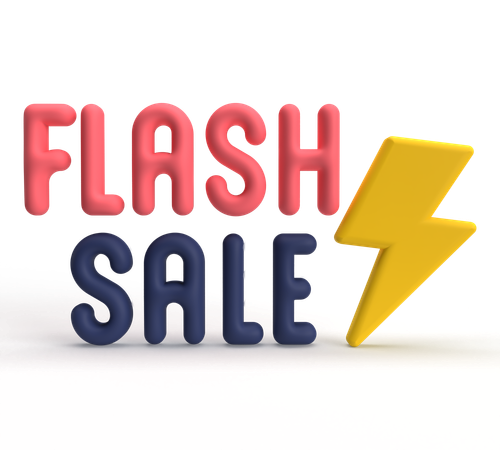 Flash Sale  3D Icon