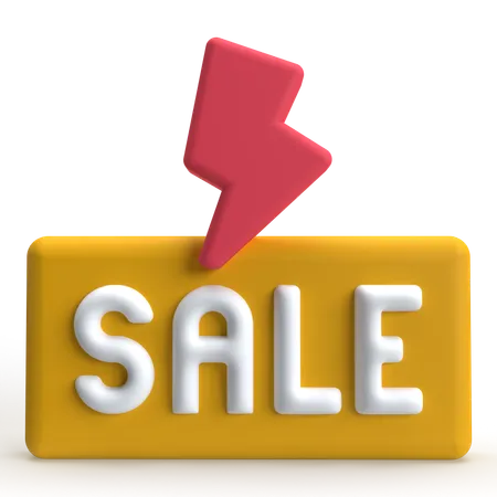 Flash Sale  3D Icon