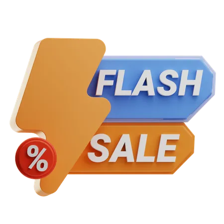 Flash Sale  3D Icon