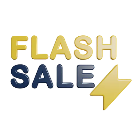 Flash Sale  3D Icon