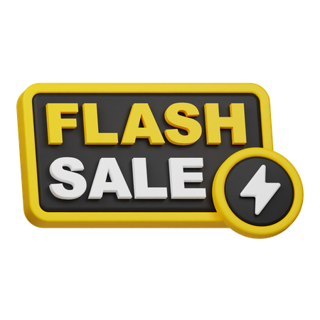 Flash Sale  3D Icon