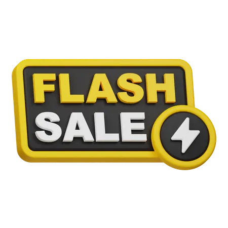 Flash Sale  3D Icon