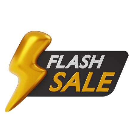 Flash Sale  3D Icon