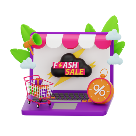 Flash Sale  3D Icon