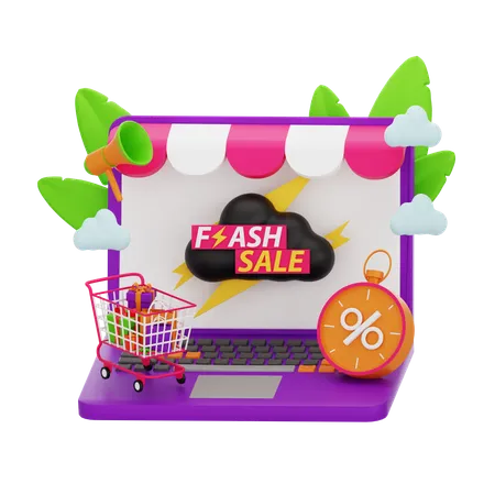 Flash Sale  3D Icon