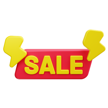 Flash Sale  3D Icon