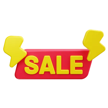 Flash Sale  3D Icon