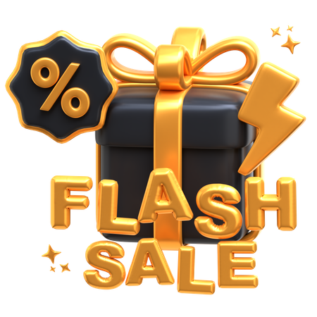 Flash Sale  3D Icon