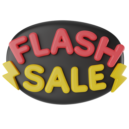 Flash Sale  3D Icon