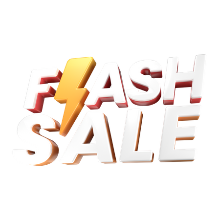 Flash Sale  3D Icon