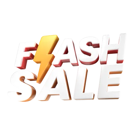 Flash Sale  3D Icon