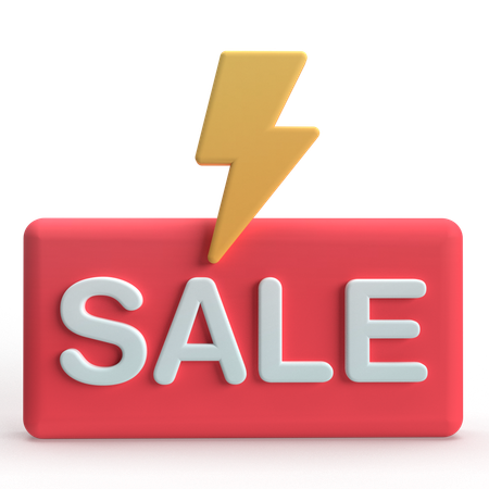 Flash Sale  3D Icon