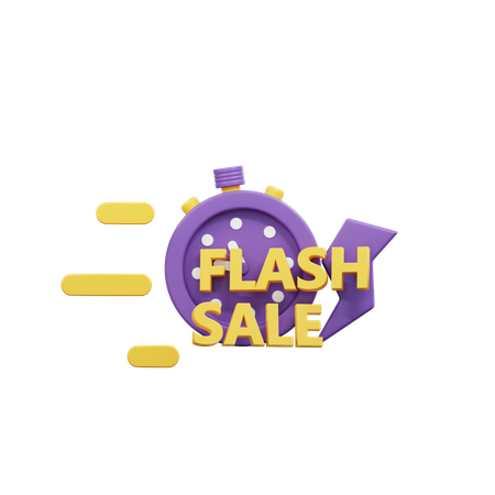 Flash Sale  3D Icon