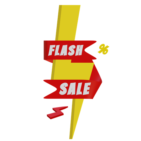 Flash Sale  3D Icon