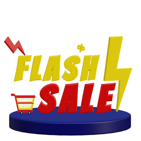 Flash Sale  3D Icon