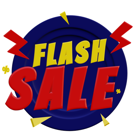 Flash Sale  3D Icon