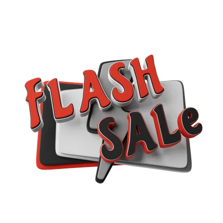 Flash Sale  3D Illustration