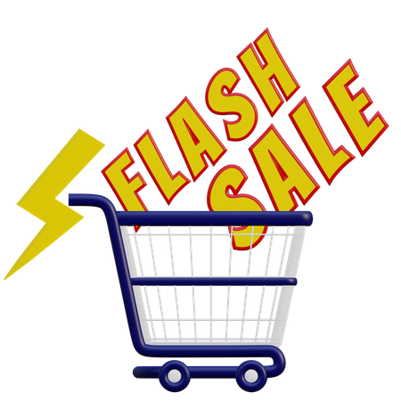 Flash Sale  3D Illustration