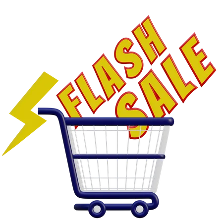 Flash Sale  3D Illustration