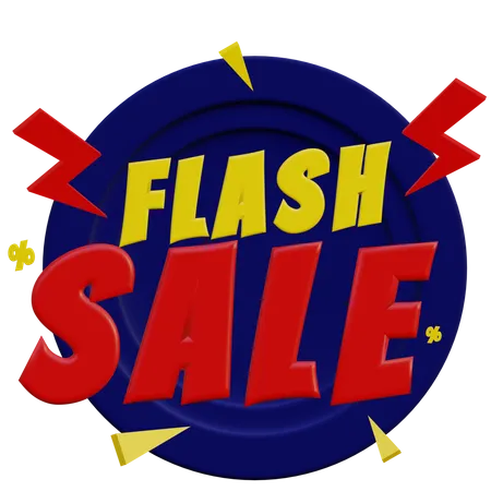 Flash Sale  3D Illustration