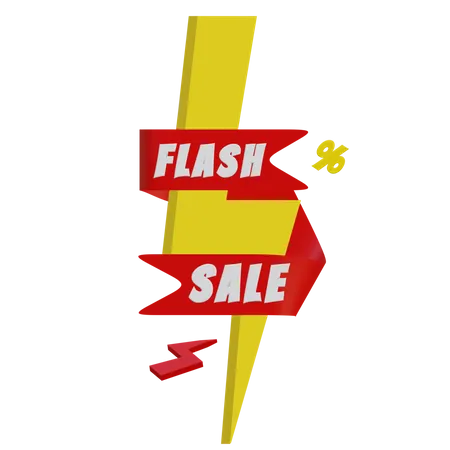 Flash Sale  3D Illustration