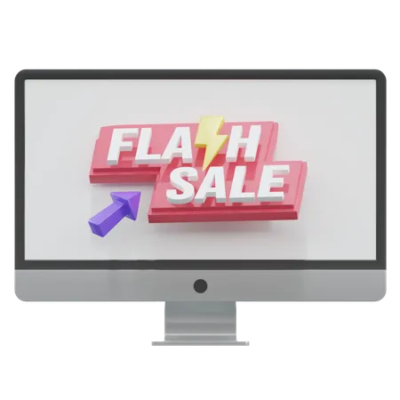 Flash Sale  3D Illustration