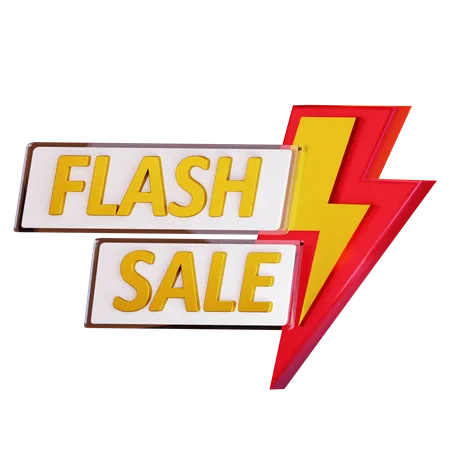 Flash Sale  3D Illustration