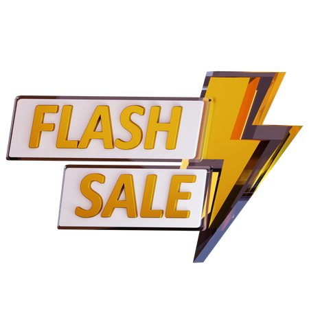 Flash Sale  3D Illustration