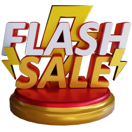 Flash Sale  3D Illustration