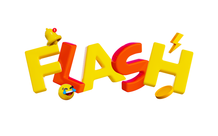 Flash Sale  3D Illustration