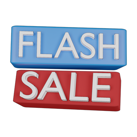 Flash Sale  3D Illustration