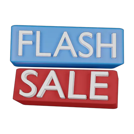 Flash Sale  3D Illustration