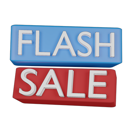 Flash Sale  3D Illustration