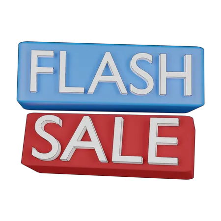 Flash Sale  3D Illustration