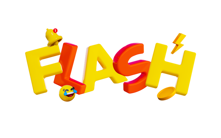 Flash Sale 3D Illustration