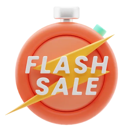 Flash Sale Time 3D Icon