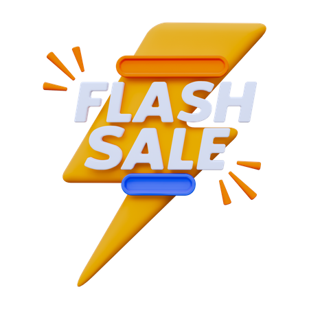 Flash Sale  3D Icon