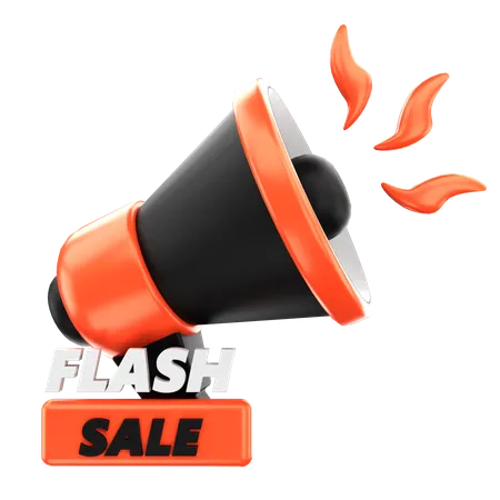 Black Friday Flash Sale 3D Icon
