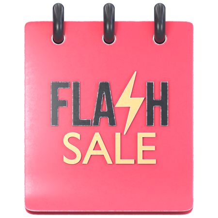 Flash Sale Day  3D Icon