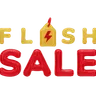 Flash Sale Discount 3 D Text