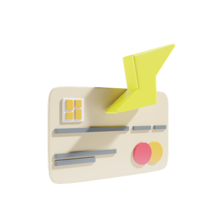 Flash Sale For Credit Card  3D Icon
