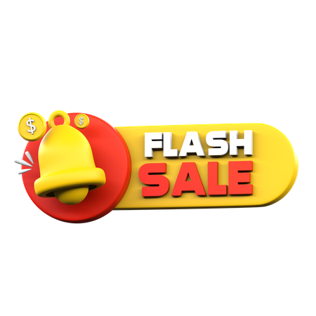 Flash sale offer  3D Icon