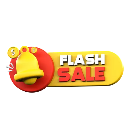 Flash sale offer  3D Icon