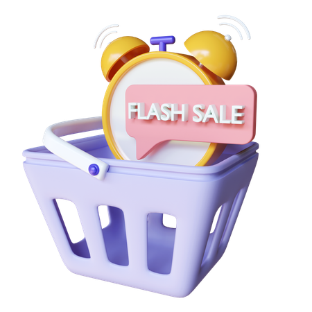 Flash sale starts  3D Icon