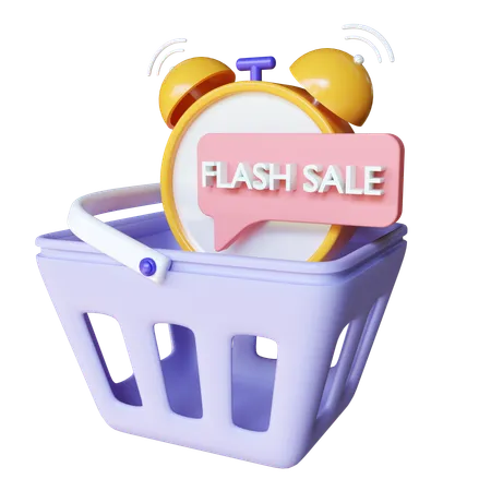 Flash sale starts  3D Icon