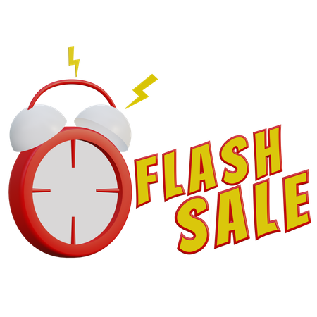 Flash Sale Time  3D Icon