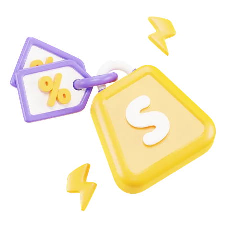 Flash sales  3D Icon